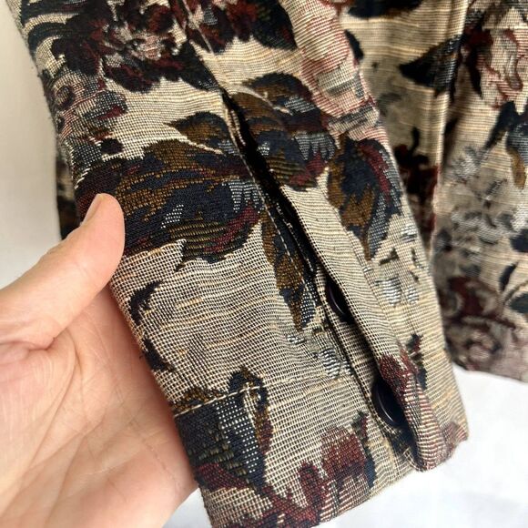 Havana Jack's Cafe Floral‎ 2 Button Blazer Size 12 - Picture 5 of 11